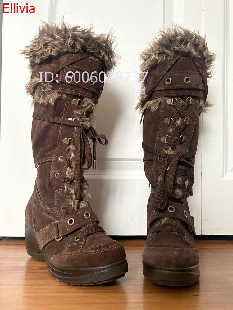 รองเท้าบูทสูงถึงเข่าสำหรับผู้ห - Elastic Lace Trim บทวิจารณ์และราคา