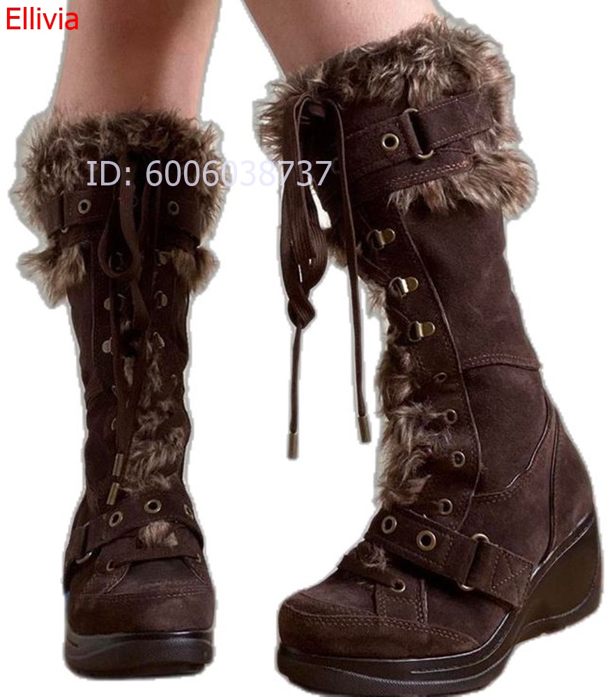 รองเท้าบูทสูงถึงเข่าสำหรับผู้ห - Elastic Lace Trim บทวิจารณ์และราคา