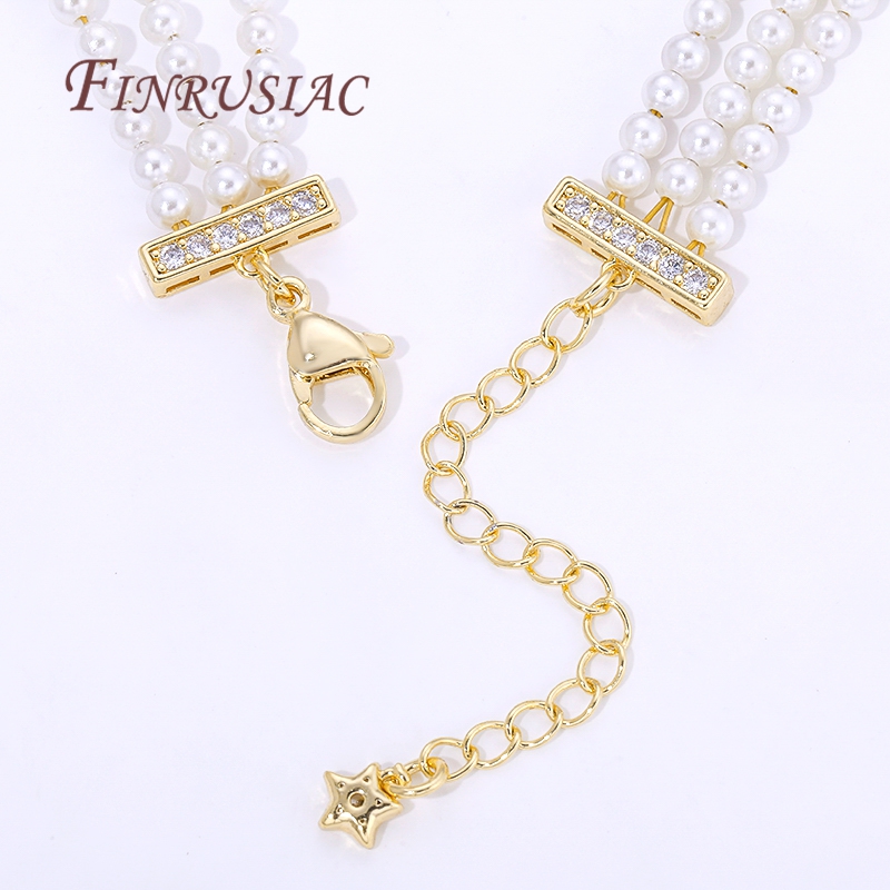 ตัวเชื่อมสร้อยคอมุก 3 แถว ชุบท - Pearl Trim Chain บทวิจารณ์และราคา