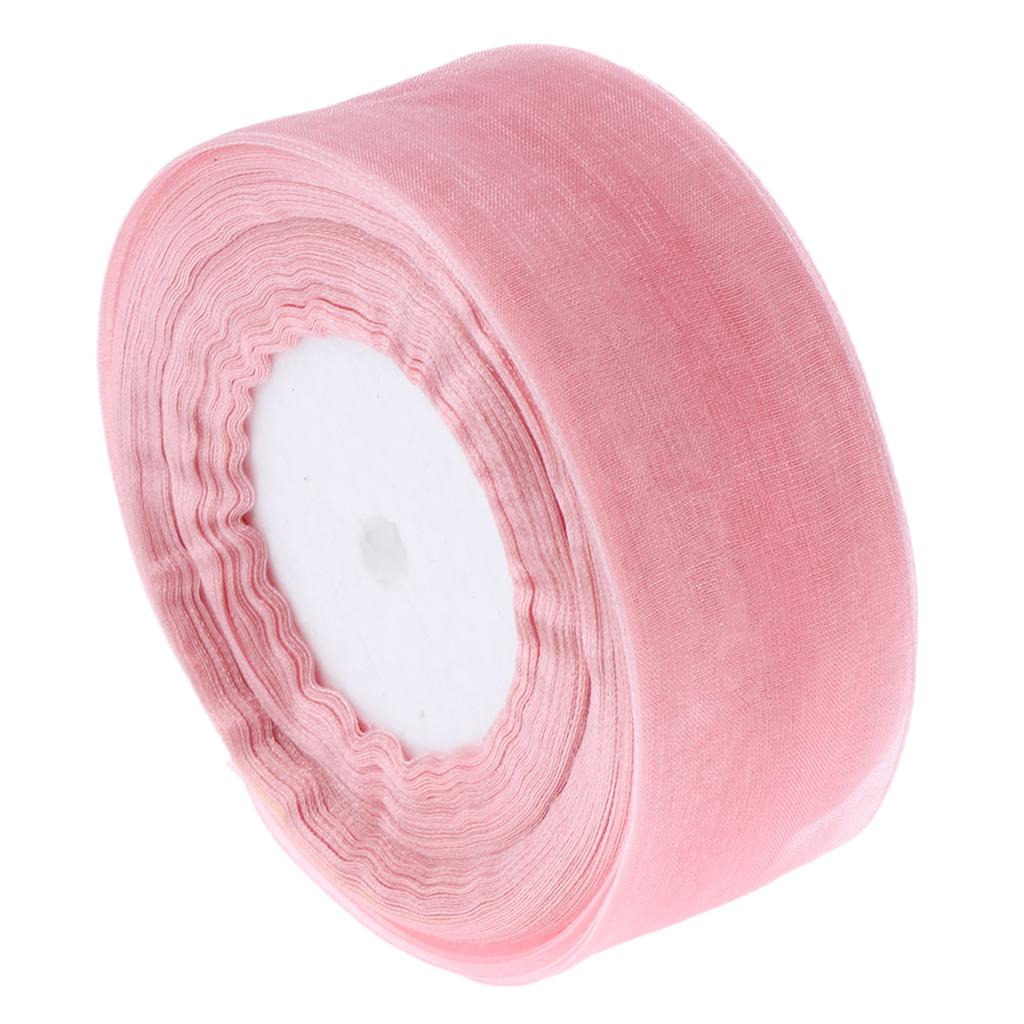 2 ม้วน ริบบิ้นสีสดใส สำหรับห่อ - Organza Ribbon Spool บทวิจารณ์และราคา