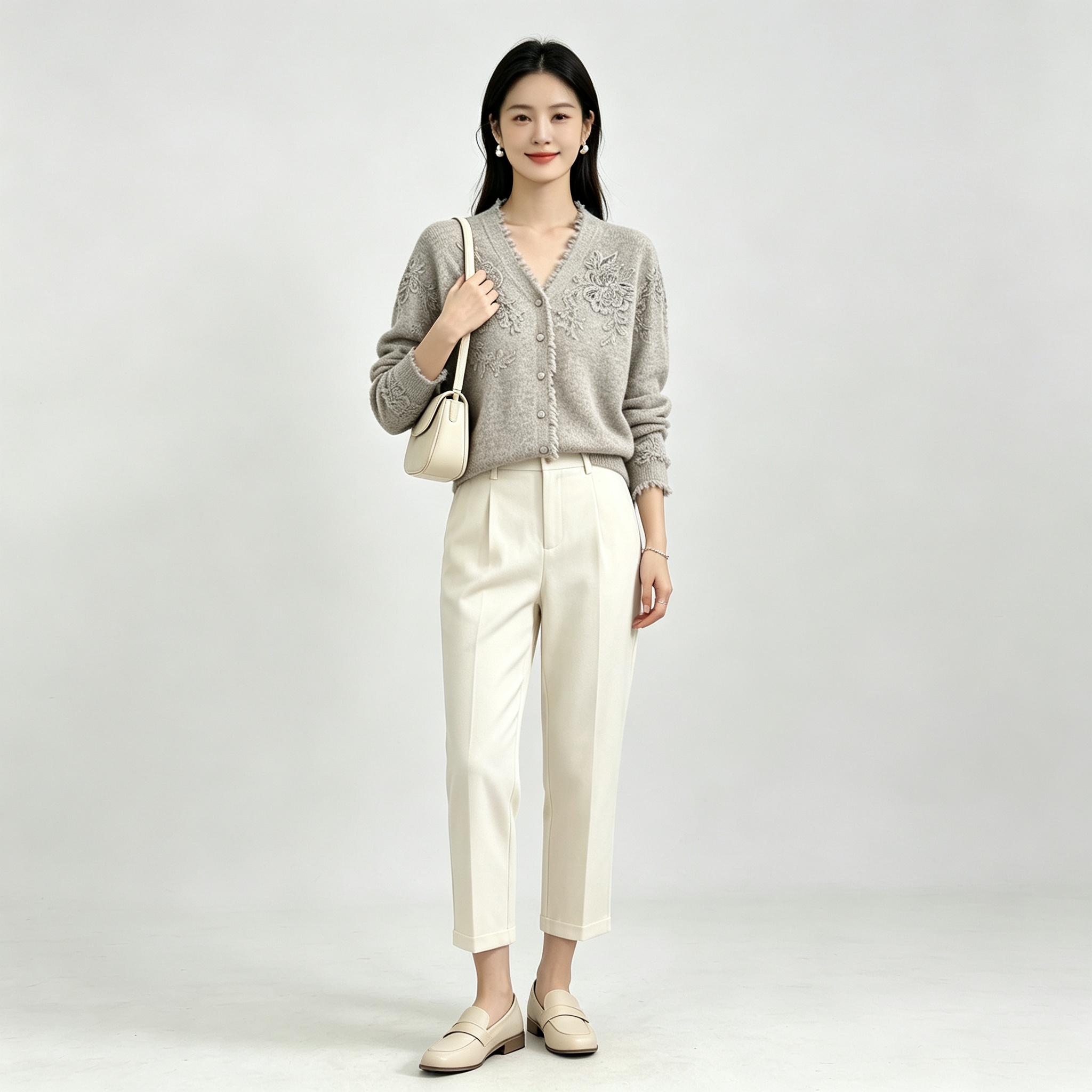 เสื้อคาร์ดิแกนถักคอวีสำหรับผู้ - Tassel Fringe Trim บทวิจารณ์และราคา