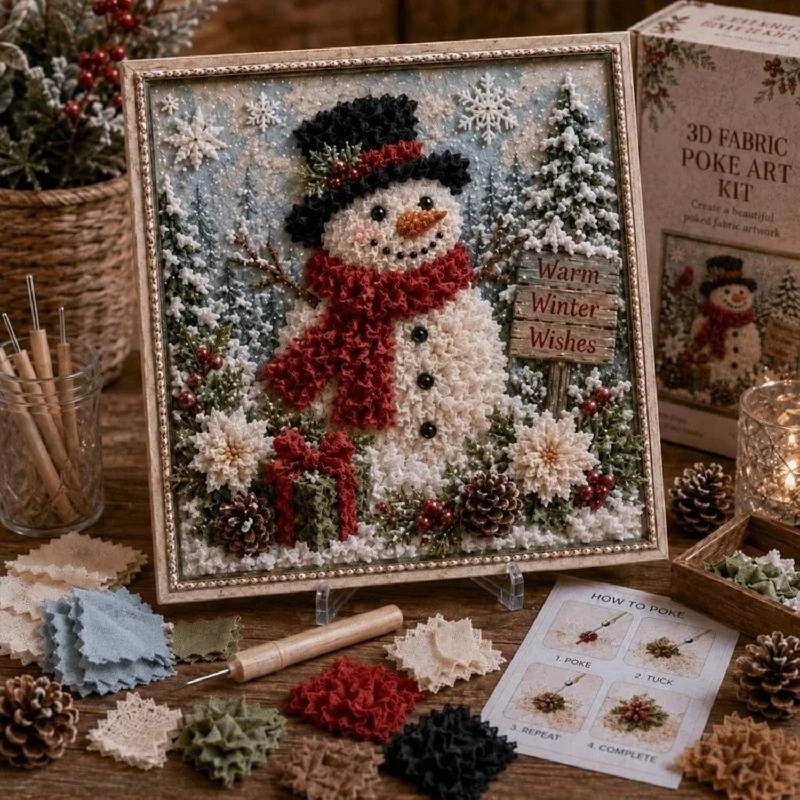 ชุด DIY งานปักผ้าคริสต์มาสวินเ - Embroidery Craft บทวิจารณ์และราคา