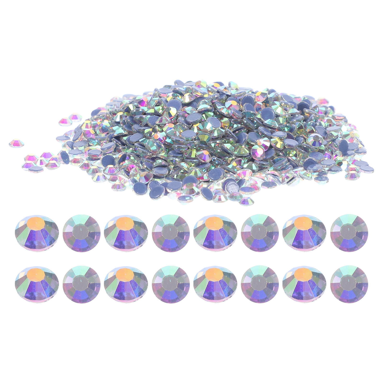 2880 ชิ้น คริสตัลแก้วแบบหลังแบ - Embellishment Glue Craft บทวิจารณ์และราคา