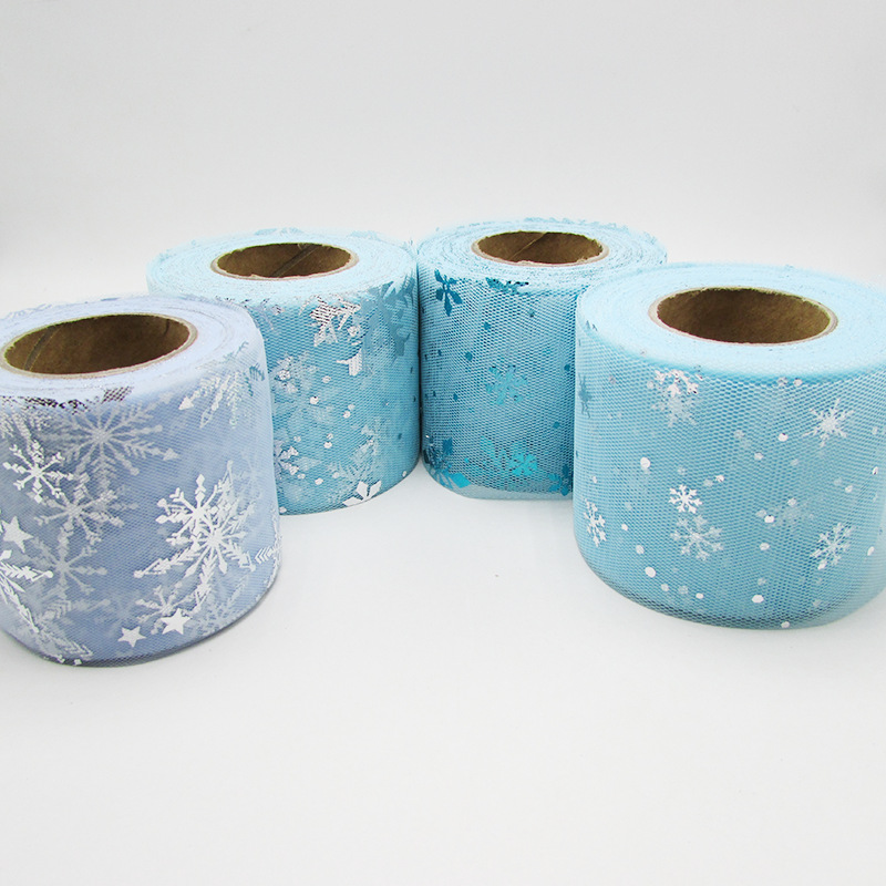 6 ซม.* 25yds Organza หิมะดอกไม - Organza Ribbon Spool บทวิจารณ์และราคา