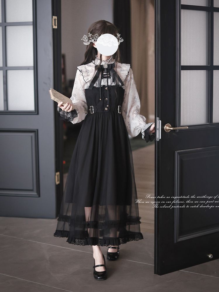 ชุดเดรสสไตล์โลลิต้าวินเทจฝรั่ง - Elastic Lace Trim บทวิจารณ์และราคา