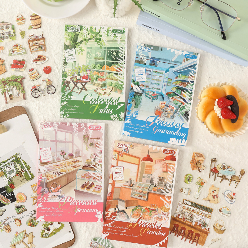 สติกเกอร์ไดคัท 20 ชิ้น/ล็อต ลา - Embellishments For Scrapbooking บทวิจารณ์และราคา